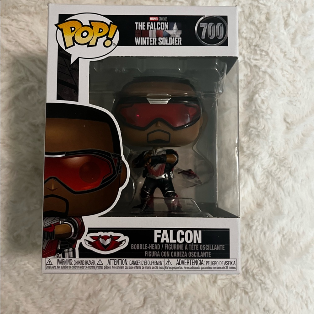 Funko Pop Falcon with Red and Black Suit